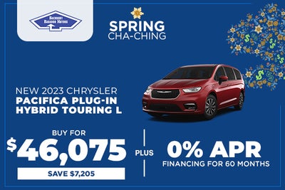 New 2023 Chrysler Pacifica Plug-In Hybrid Touring L
Buy For $46,075